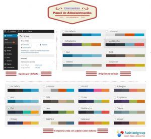 como cambiar tu panel de administración en wordpress