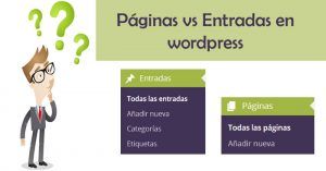 diferencia entre paginas en wordpress y posts