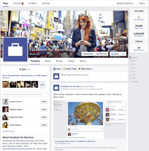 Facebook para paginas actualización general