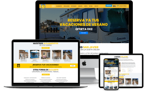 paginas web en wordpress Camping San Javier