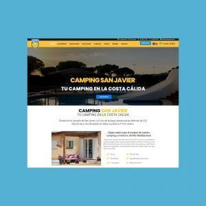 paginas web en wordpress camping san javier